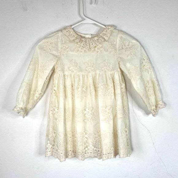 Zara Other - Zara Ivory Lace Dress size Girls 4-5